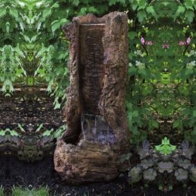 Large Treefall Fountain Cast Stone Water Feature