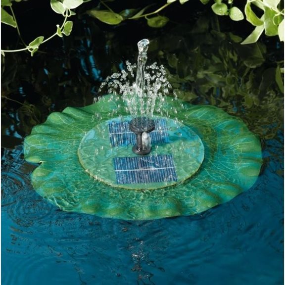 additional image for Starter Garden Pond Kit with Solar Floating Lily Fountain