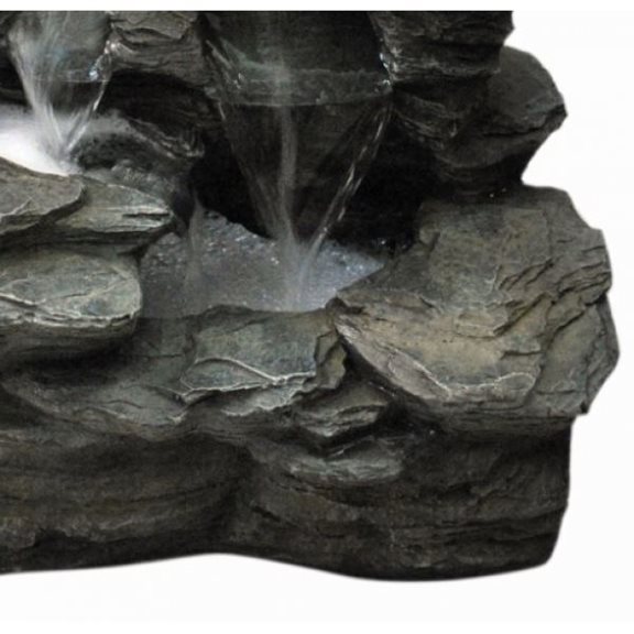 additional image for Flowing Springs Slate Falls Water Feature with LED Lights