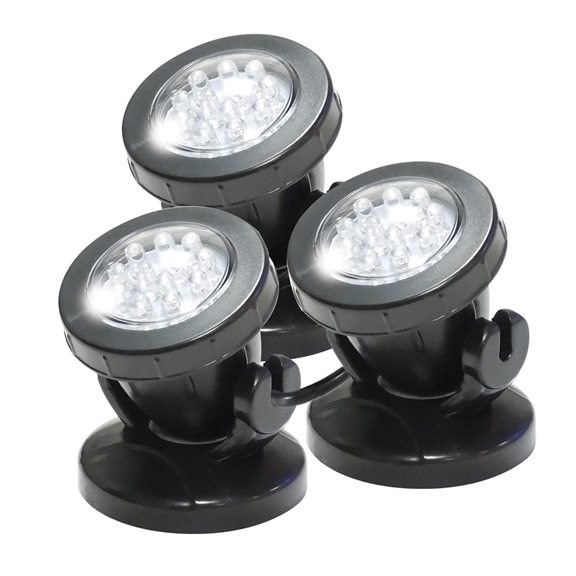 additional image for Triple Pond Light Set with Colour Changing LEDs