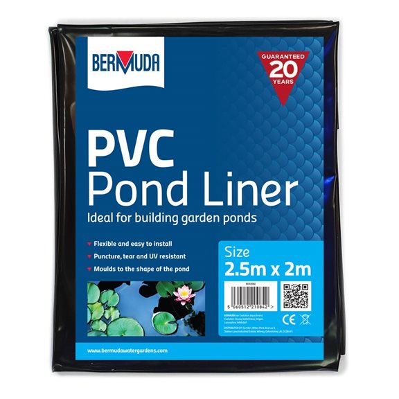 2.5m x 2m PVC Pond Liner