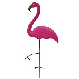 Pink Flamingo Pond Ornament