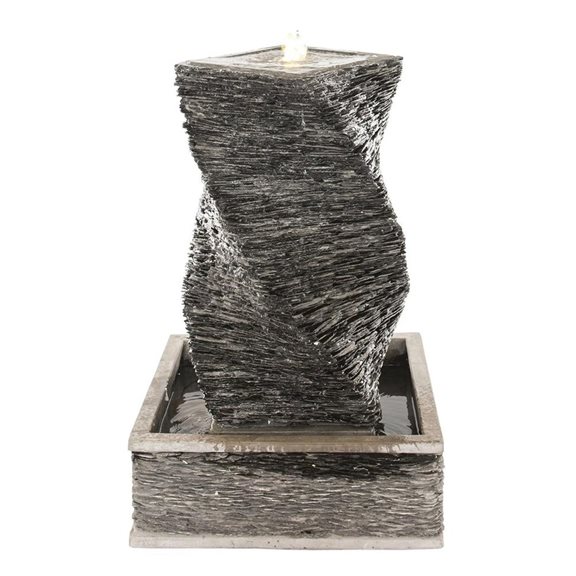 Glacier Twisted Slate Water Feature