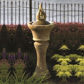 Fountainette - Garden Glow Cast Stone Water Feature