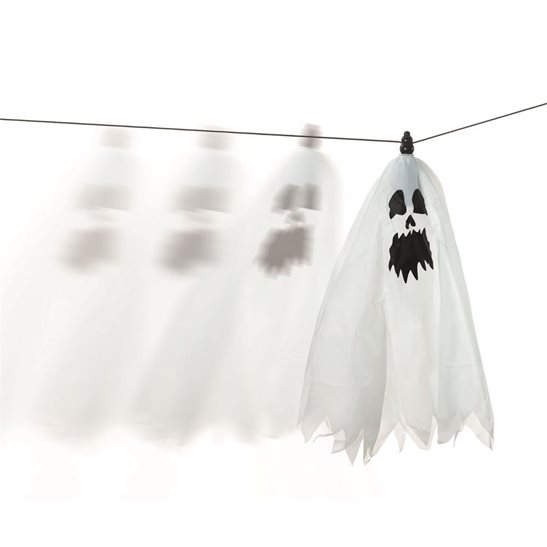 Hanging Flying Halloween Ghost Animated Display