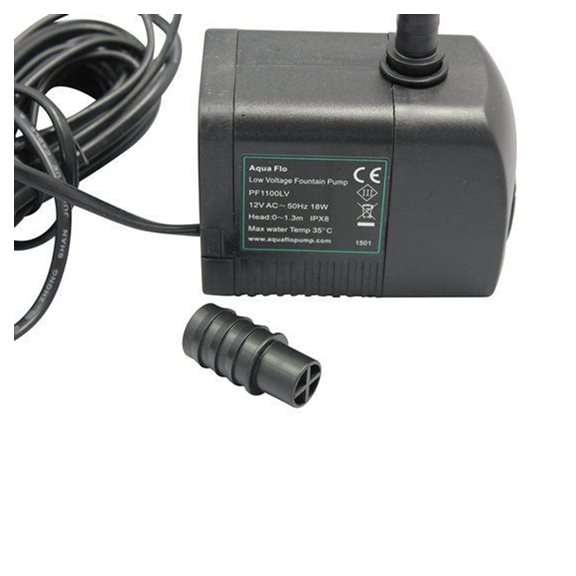 600 LPH Replacement Water Feature Pump with Light Offshoot (Low Voltage) :  : Garden