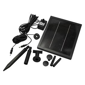 250 LPH Solar Powered Pump with Battery Back Up and LED Light