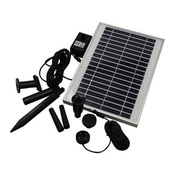 additional image for 600 LPH Solar Powered Pump with Battery Back Up and LED Light