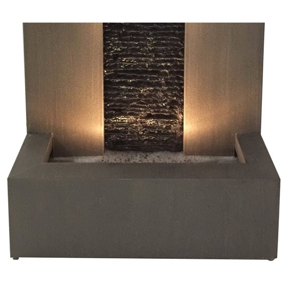 additional image for Imperia Zinc Metal Water Feature