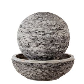 Lagoon Slate Effect Sphere & Bowl Water Feature (Extra Large)
