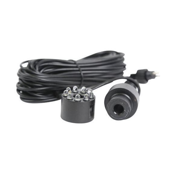 additional image for 60cm Black Limestone Twist Fountain Water Feature Kit with LED Lights