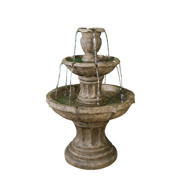 additional image for 3 Tier Classic Stone Fountain Water Feature