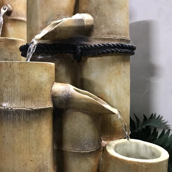 additional image for Medium Bamboo Poles Water Feature