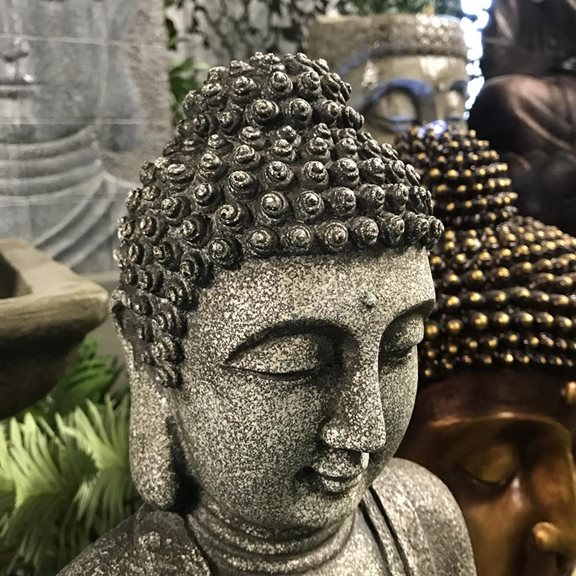 additional image for Medium Grey Buddha Water Feature