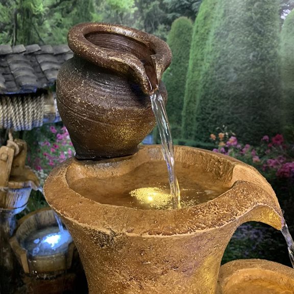 additional image for Large Open Handle Urn Water Feature