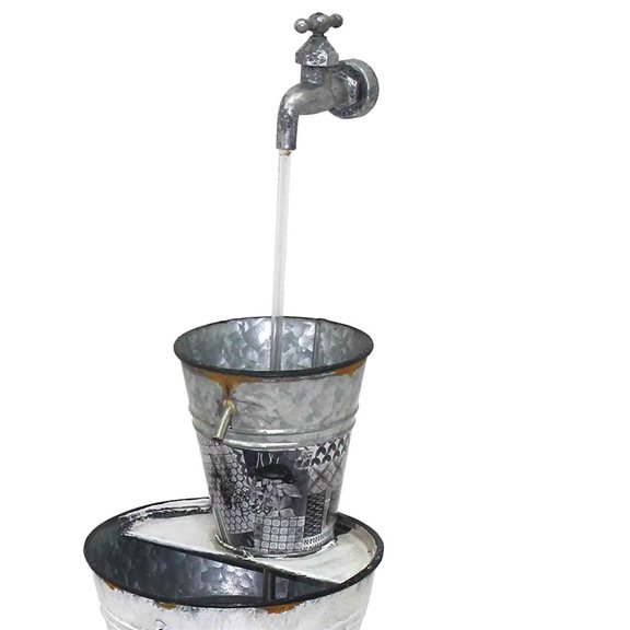 additional image for Metal Buckets & Tap Water Feature