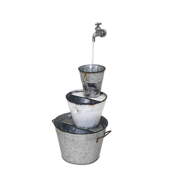 Metal Buckets & Tap Water Feature