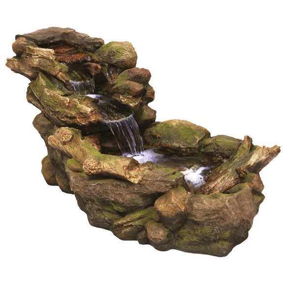 additional image for Woodland River Water Feature with LED Lights