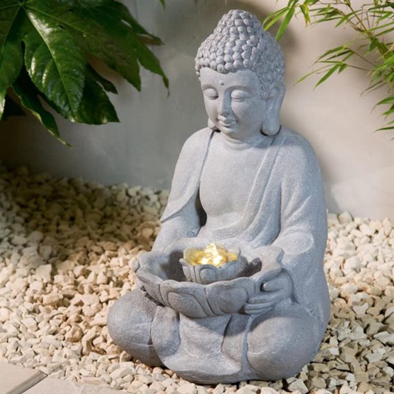 additional image for Oriental Buddha Water Feature with LED Light