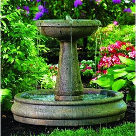 Catalina Overflowing Vase Fountain Cast Stone Water Feature