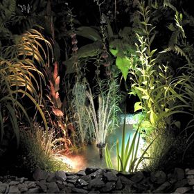Pack of 3 Colour Changing LED Waterproof Pond Water Feature Spot Lights